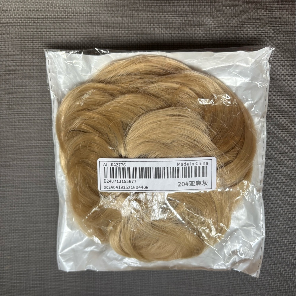 Blonde Hair Ponytail Scrunchie for Women